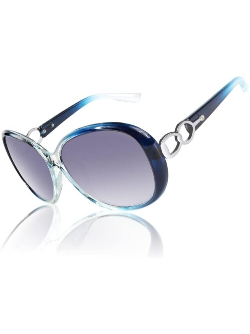 🆕Women Grey Trendy Oversized Sunglasses Ladies UV400 Polarized Big Frame Shades
